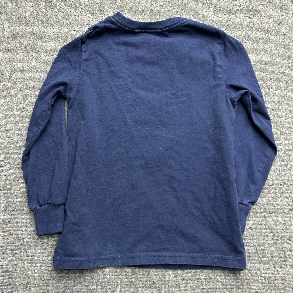 Polo Ralph‎ Lauren Bear Short Sleeve Shirt Boys 6 Blue Kids Youth